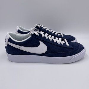 Nike Blazer Low ' 77 Suede Navy / White Womens Shoes